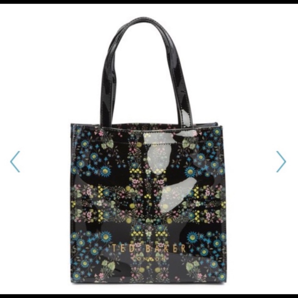 TED BAKER LONDON UNITY FLAG FLORAL SMALL ICON BAG